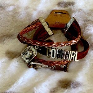 Brown cowgirl bracelet